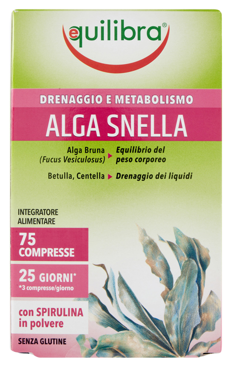 Equilibra Alga Snella Integratore per la Silhouette 75 Compresse