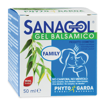 Sanagol gel balsamico senza canfora e senza mentolo