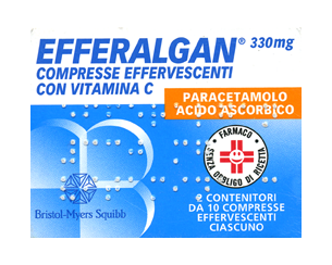 Efferalgan 330 mg compresse effervescenti con vitamina c