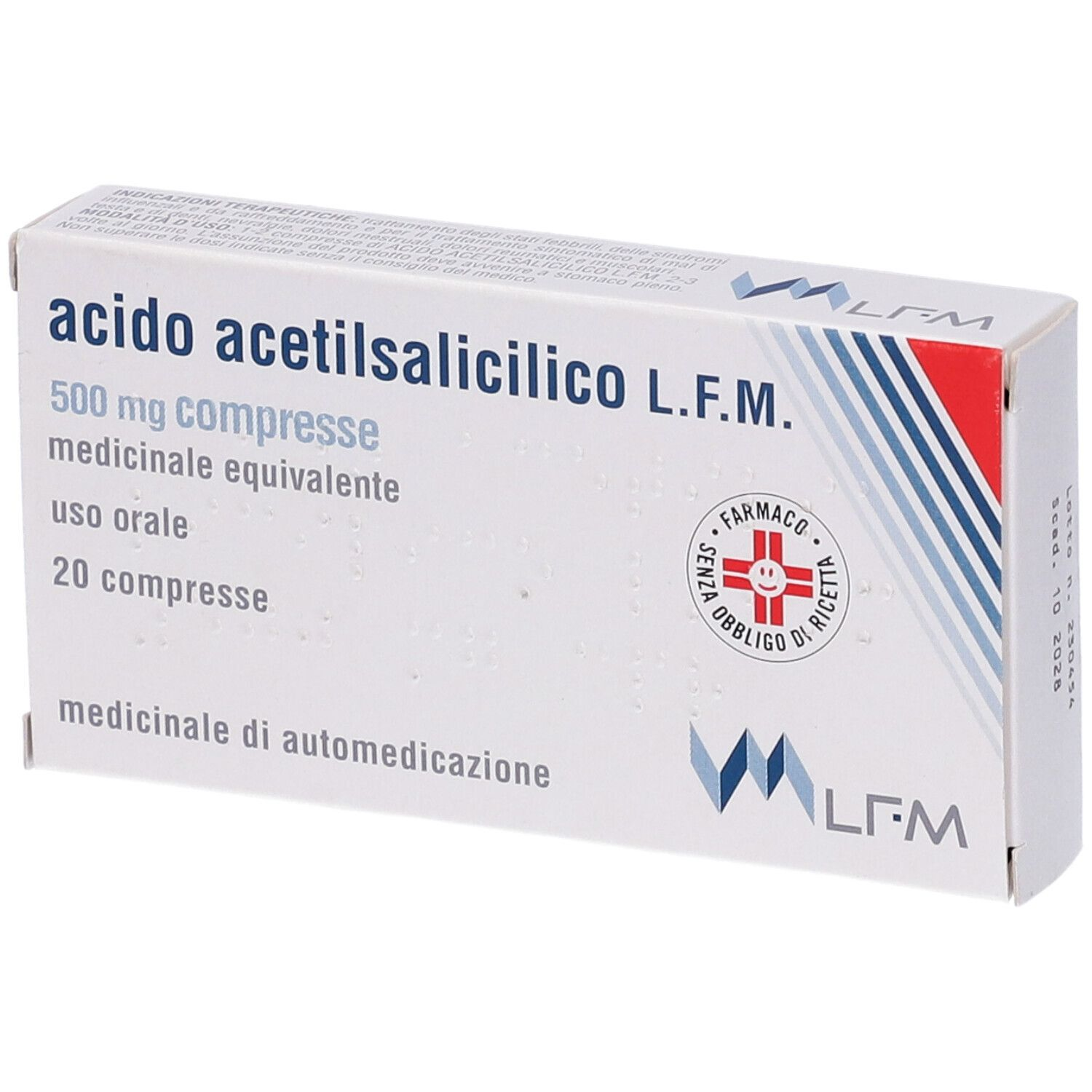 Acido acetilsalicilico l.f.m. 500 mg compresse