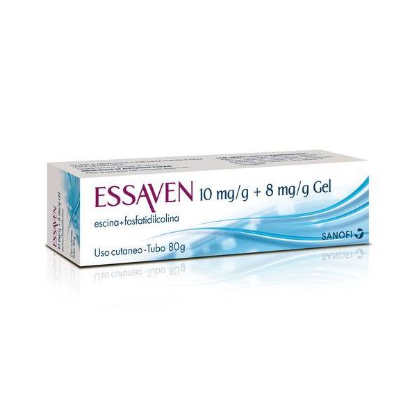 Essaven 10 mg/g + 8 mg/g gel - 80g