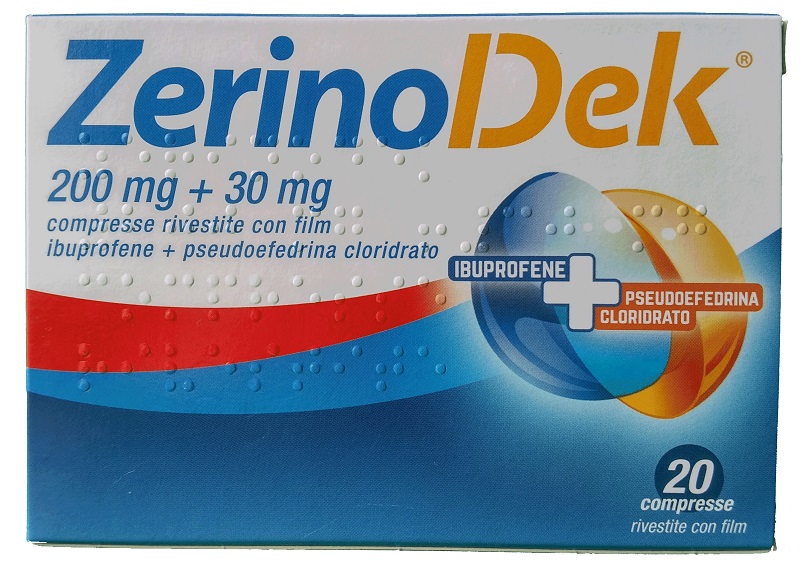 Zerinoactiv 200 mg/30 mg compresse rivestite con film