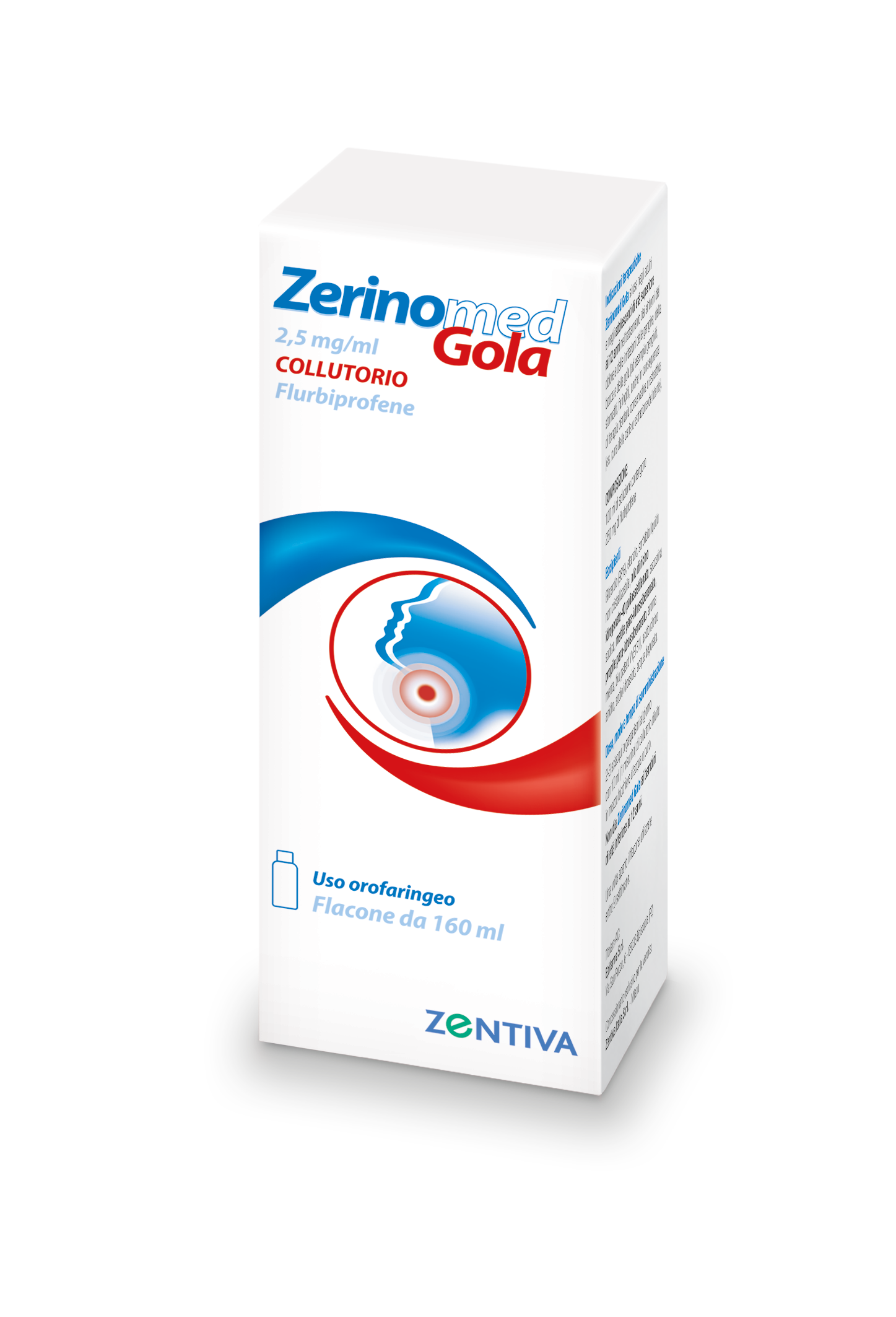 Zerinomed gola 2,5 mg/ml collutorio  flurbiprofene