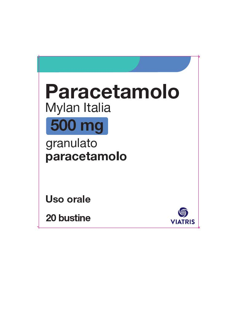 Paracetamolo mylan italia 500 mg granulato