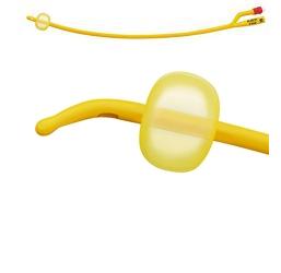 Catetere vescicale a media permanenza tipo foley rusch gold plus per adulto per irrigazione a tre vie punta cilindrica 2 fori laterali diametro ch24 1 pezzo