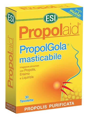 Esi Propolaid Integratore Benessere Gola 30 Tavolette Gusto Miele