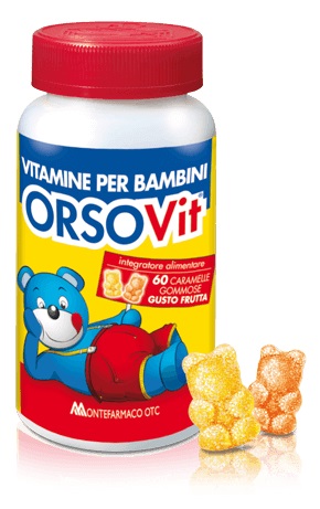 Orsovit caramelle gommose vitamina bb senza glutine 60pz*