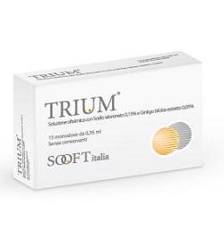 Sooft Trium Monodose Gocce Oculari 15 Flaconcini 8 ml