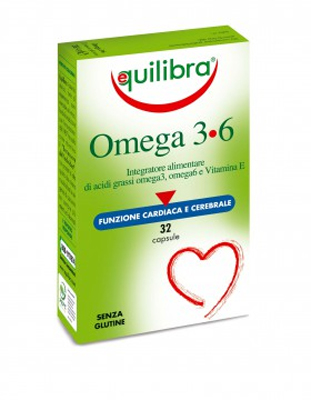 Equilibra Omega 3-6 Integratore Benessere Cardiovascolare 32 Perle
