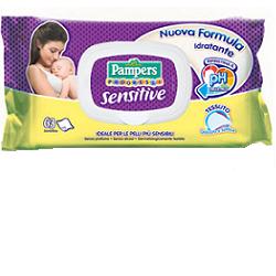 Pampers salviette sensitive  63pz