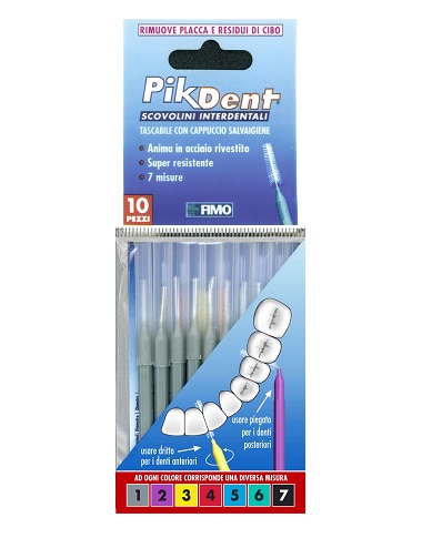 Pikdent scovolino 1 0,4mm grigio 10pz