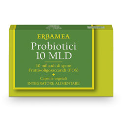 Erbamea Probiotici 10 Miliardi 24 Capsule Vegetali