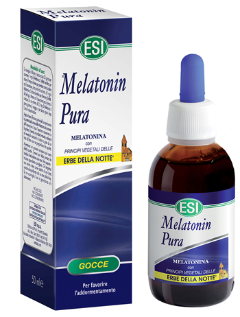 Esi Melatonin Pura Gocce Erbe della Notte Integratore Sonno Tranquillo 50 ml