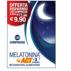 Melatonina Act+3 Cpx 120 Compresse
