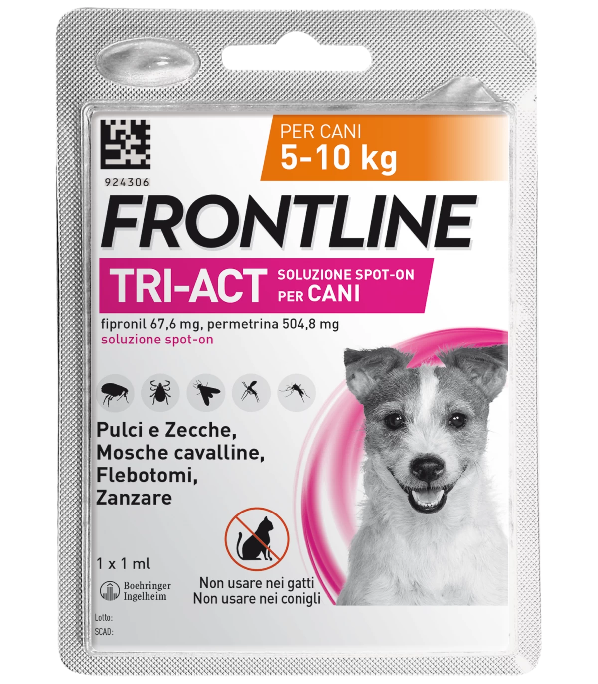 Frontline tri-act.1 pip.1ml