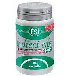 Esi Le Dieci Erbe + Forte Integratore Per il Transito Intestinale 100 Ovalette