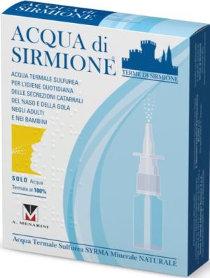 ACQUA DI SIRMIONE minerale naturale 6 fiale spray 15 ml