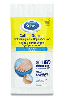 Scholl Calli E Duroni Cerotto Ritagliabile Doppio Spessore Per Calli e Duroni 1 Pezzo