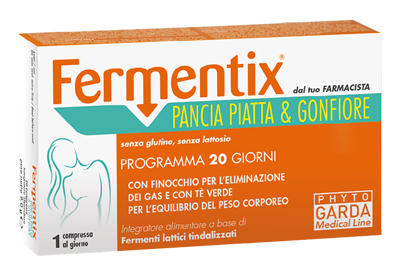 Fermentix pancia piatta e gonfiore 20 compresse