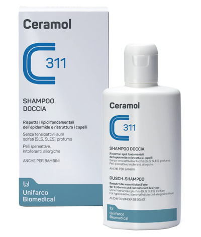 Ceramol shampoo doccia flacone 200 ml