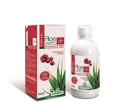 Succo aloevera+ aloe/mirtillo rosso 1 litro