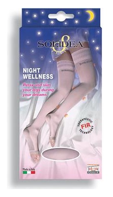 Calza 70 den  linea preventiva night wellness nero 2-m