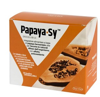 Papaya-sy 20 bustine 92 g polvere orosolubile