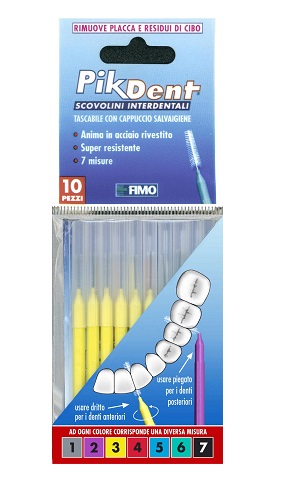 Pikdent scovolino 3 0,6mm giallo 10pz