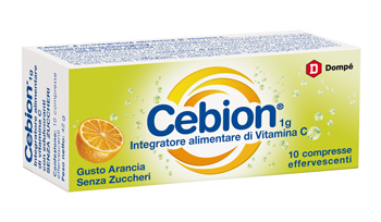 Cebion effervescente vit c senza zucchero 10 compresse