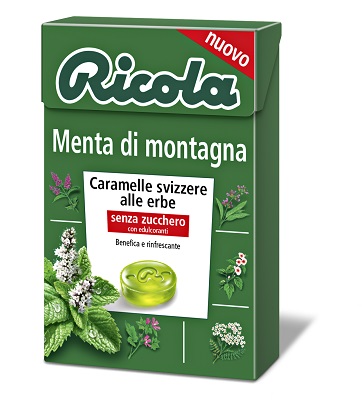 Ricola Menta Montagna Senza Zuccheri 50g