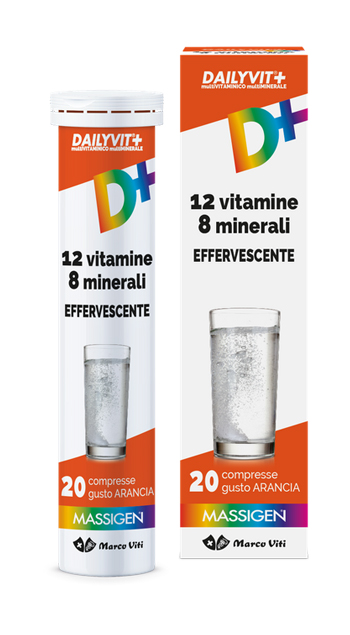 Massigen dailyvit+20 compresse effervescenti