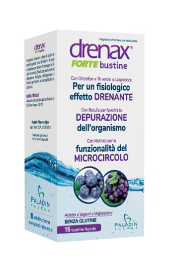 Drenax Forte Mirtillo Integratore Drenante 15 Stick Pack