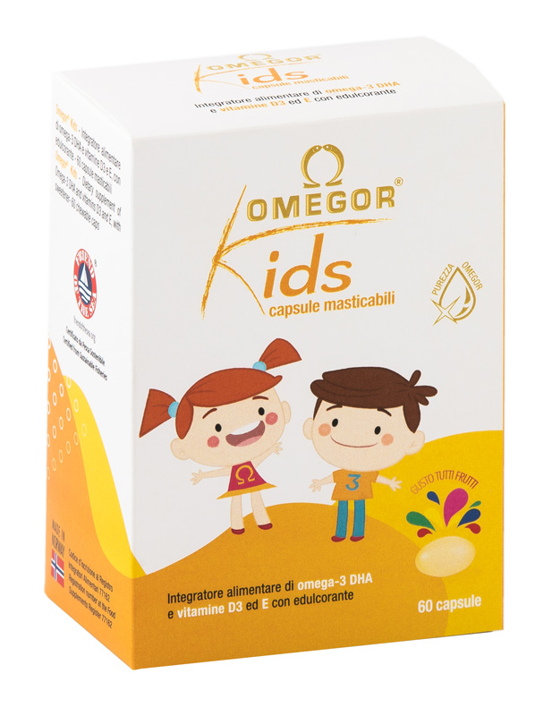 Omegor kids 60 capsule masticabili