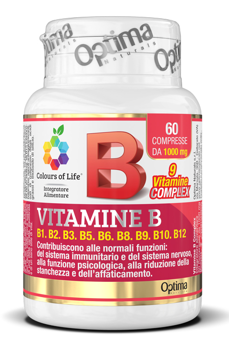 Colours of life vitamine b complex 60 compresse 1000 mg