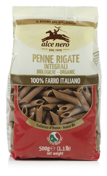 Penne 100% farro integrale bio 500 g