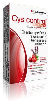 Cys Control Flash Benessere delle Vie Urinarie 20 Capsule