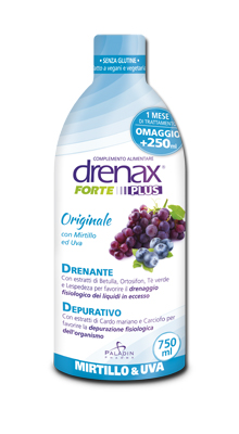 Drenax Forte Mirtillo Plus Integratore Drenante 750 ml