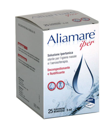 Aliamare 25 flaconcini ipertonici da 5 ml