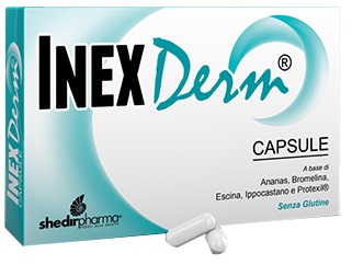 Inexderm 30 capsule blister astuccio 15,75 g