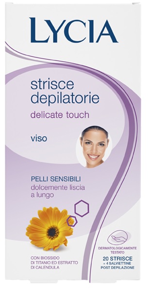 Lycia depil.viso 20 strisce del..