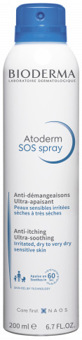 Bioderma Atoderm SOS Spray Anti-prurito Pelle Secca 200 ml