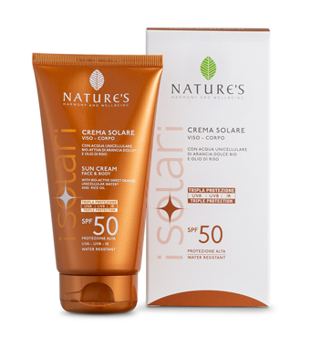 Nature's i solari crema solare viso e corpo spf 50 ir sun 150 ml