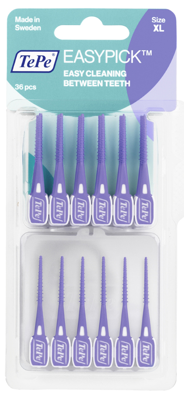 Tepe easypick xl viola 36 pezzi