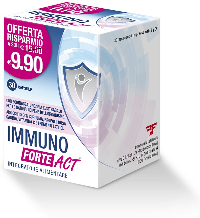 Immuno Active Forte per il Sistema immunitario 30 Capsule