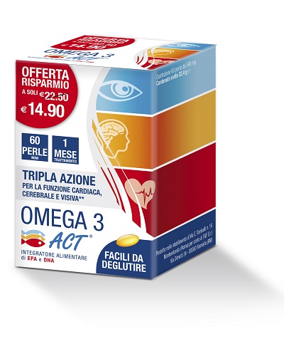 Omega 3 act 60 perle 540 mg