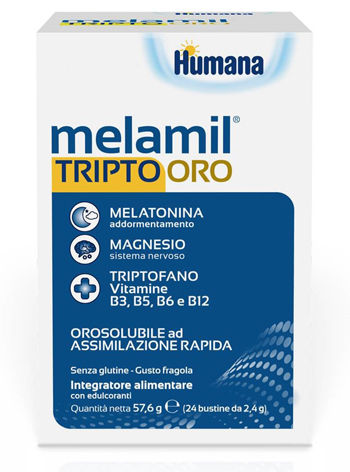 Melamil Tripto Oro Integratore per Sistema Nervoso 24 Bustine