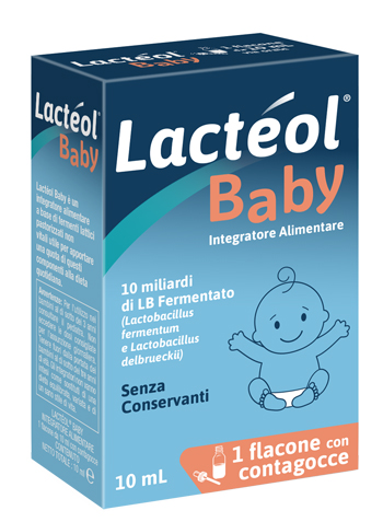 Lacteol Baby Integratore a Base di Fermenti Lattici Gocce Orali 10 ml