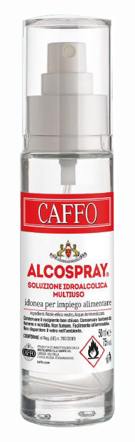 distilleria f.lli caffo caffo alcospray soluzione idroalcolica multiuso 50 ml uomo