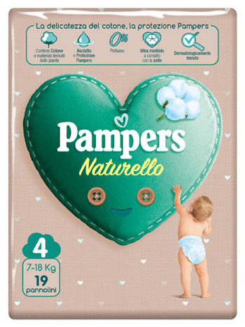 Pampers natur maxi cp 19 pezzi