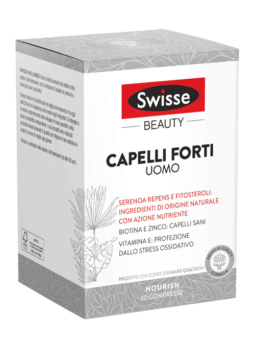 Swisse BEAUTY capelli forti uomo 30 compresse